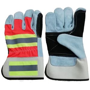 Gants de travail en cuir de vachette renforcé, résistants, pour la sécurité industrielle, protection des mains, doux et confortables, gants de rigueur - Product Image 1