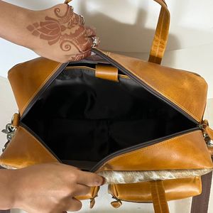 Bolsas de Pañales de Cuero Repujado de Gran Capacidad, Bolsas de Pañales Multifuncionales para Mamá con Bolsillos con Cremallera, Organizador de Viaje para Bebé - Product Image 6