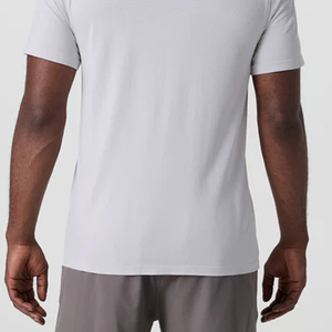 Vêtements décontractés, col rond, design de haute qualité, couleur unie, design respirant, design de logo personnalisable, manches courtes - Product Image 5