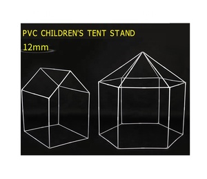 ข้อต่อท่อพีวีซีขนาด 8 มม. 12 มม. สำหรับประกอบเต็นท์ ตู้เสื้อผ้า บ้าน DIY - Product Image 2