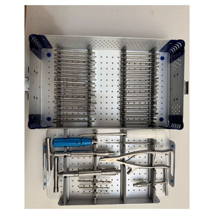 Kit d'outils manuels en acier inoxydable pour le retrait de vis orthopédiques chirurgicales, réutilisable, pour l'extraction de vis osseuses - Product Image 2