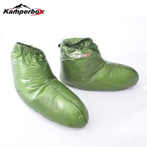 Kamperbox AQ3 Sleeping Gear Down Slippers Socks Booties for Enhanced Comfort While Camping - Product Image 1