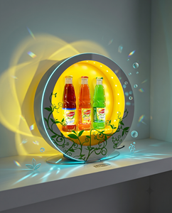 Exhibidor LED Acrílico Giratorio y Levitante para Bebidas, Publicidad de Licores, Botellas, Color Personalizado, Centros Comerciales, OEM/ODM - Product Image 4