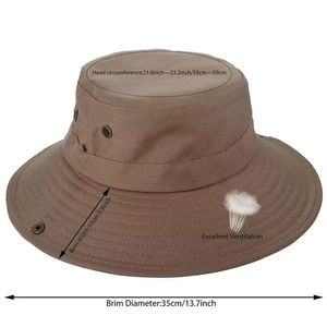 Customized Summer Cycling Bucket Hat with Sun Protection Unisex 100% Cotton Outdoor Bucket Hats - Product Image 3