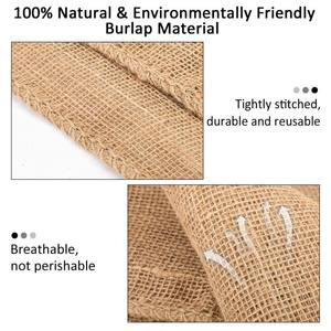 Durable B Twill Jute Carry <b>Bag</b> Eco Friendly Natural Fiber Reusable Shopping Tote <b>Bag</b> - Product Image 3