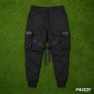 Men's Techwear <b>Cargo</b> Pants Multi-Pocket Streetwear Joggers Tactical Trousers with Ribbons Hip Hop Casual Black <b>Cargo</b> Joggers - Product Image 6