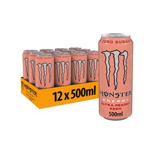 Boisson énergétique avancée Monster Ultra Peachy Keen : Puissance rafraîchissante longue durée - Product Image 3