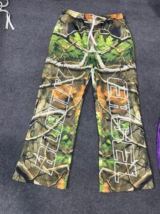 Customizable Heat-Transfer Printed Breathable Eco-Friendly Straight Mid Waist Men's <b>Pants</b> Casual Pockets Drawstring Closure - Product Image 4