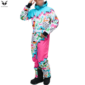 Traje de Esquí de Poliéster de Una Pieza, Resistente al Viento, Cómodo, con Logotipo Personalizado, Multicolor, Último Modelo, Superventas, Nueva Llegada - Product Image 2