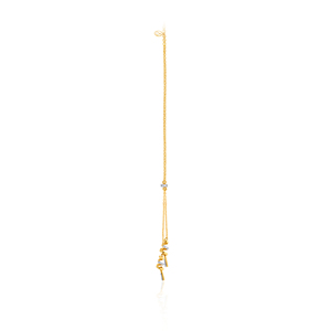 GLEAMORA ENTERPRISE - Colgante de Diamante Cultivado en Laboratorio con Corte Brillante en Forma de Corazón, Oro Amarillo, para Mujer, Moderno, 14K, 3.946g, Color H, Gujarat - Product Image 3