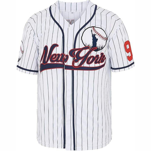Camiseta de Béisbol Sublimada con Tela de Malla Transpirable, Uniforme de Equipo Personalizado con Botones Completos para Mayor Comodidad en el Campo 2026 - Product Image 2