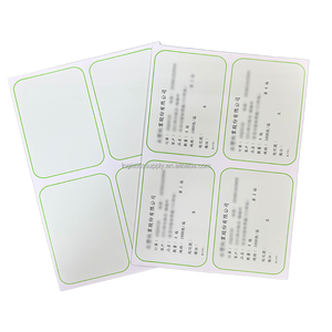OEM/ODM Custom 4-up Printable A4 Adhesive Paper <b>Stickers</b> for Office Laser/Inkjet Printers Engineered Prevent Paper Jams - Product Image 2