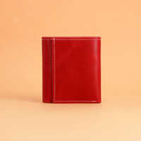 Logo Merek Gaya Baru Dompet Horizontal Slot Multi Kartu Modis Sederhana Klip Uang Gaya Pendek Kulit Asli Pria