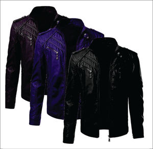 Men Fashion Clothing <b>Long</b> Sleeves Latest Style Breathable <b>Leather</b> <b>Jacket</b> Winter <b>Jacket</b> For Men Use - Product Image 2