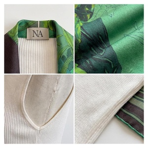 Women's Square Silk Scarf Tropical Print Elegant Multi-Functional Fashion Accessory All Seasons - Product Image 4