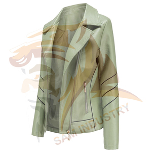 Chaquetas de Cuero para Mujer a Precio de Mayoreo, Nueva Llegada, Chaquetas de Cuero con Diseño Personalizado y Color Personalizado, Tejidas en Algodón - Product Image 2