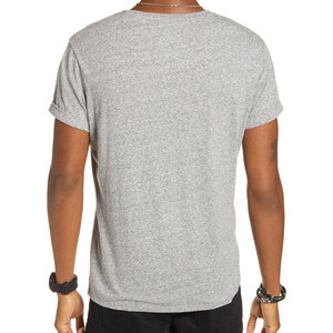 T-shirts de compression personnalisés en polyester/spandex bleu marine 2026 pour la gym, le fitness et le yoga – Fabrication de t-shirts - Product Image 6