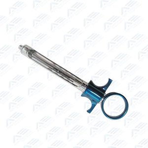 Jeringa de aspiración dental manual azul de tipo presión cuantitativa para instrumentos médicos y quirúrgicos - Product Image 3
