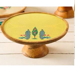 Soporte para servir pasteles de madera redondeado, decoración de mesa de comedor, centro de mesa para servir pasteles con un aspecto magnífico. - Product Image 3