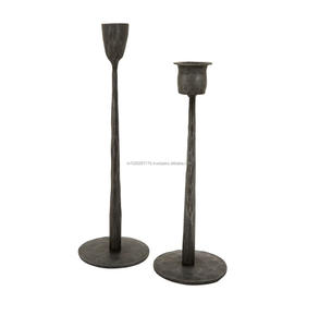 Centro de mesa decorativo portavelas de hierro con detalles hechos a mano de primera calidad para bodas y eventos acogedores - Product Image 6