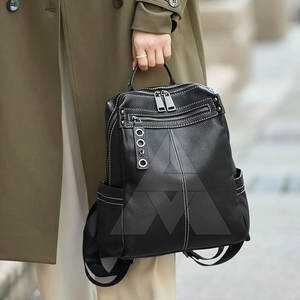 กระเป๋าเป้หนังกันน้ำ ดีไซน์ทันสมัย กระเป๋าเป้หนังขายส่ง - Product Image 5