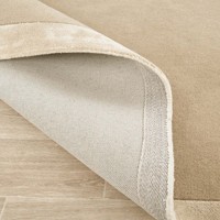 Tapis moderne en tissu tufté doux et moelleux, couleur taupe, en viscose et laine, rectangulaire, pour salon, chambre, chambre d'enfant, décoration de luxe pour la maison