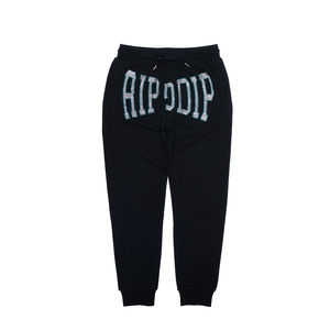 กางเกงวอร์มผู้ชายประดับเพชรเทียม ผ้าฝ้ายนุ่ม สวมใส่สบาย เหมาะสำหรับใส่ลำลองทุกวันอย่างมีสไตล์ - Product Image 1