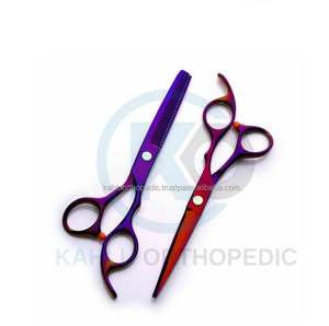 Tijeras de Adelgazamiento Profesionales de Acero Inoxidable 4Cr13 para Diestros, Marca KAHLU ORTHOPEDIC, para Uso en Salón y Barbería, Duraderas para Cortar el Cabello - Product Image 6