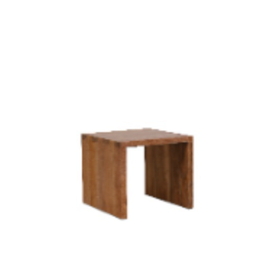 Table d'appoint de style luxueux, cadre en teck, matériaux de première qualité, design minimaliste et produit de haute qualité - Product Image 5