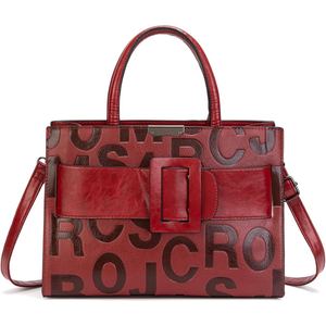 Bolso de hombro profesional para mujer, diseño estructurado, espacioso, elegante, de cuero genuino, para el trabajo. - Product Image 3