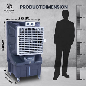 Refroidisseur d'air haute capacité Gloster 100 LTR avec volets oscillants automatiques, construction en aluminium durable, disponible - Product Image 2