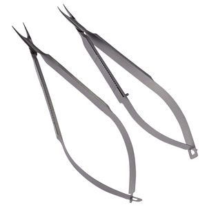 Portaagujas Quirúrgico de Precisión, Manual, de Acero Inoxidable, Punta Fina Recta, para Odontología, Oftalmología y Microcirugía, con Certificación CE - Product Image 1