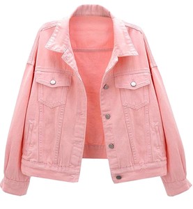 Veste en jean Decent Colors, anti-plis, durable, élégante et respirante, pour usage décontracté, pour femmes, bonne qualité 2027 - Product Image 1