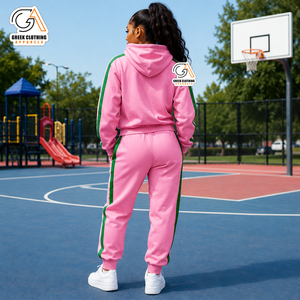 Chándal Deportivo para Hombre, 100% Algodón, Transpirable, Ecológico, de Alta Calidad, con Logotipo Personalizado Alpha Kapa Soror, Unisex, con Grabado en Relieve - Product Image 3