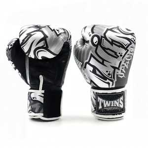 Guantes de Boxeo Dobles de Color Dorado, en Oferta, Hechos de Cuero Genuino con Cierre de Velcro para Entrenamiento y Sparring de Kick Boxing y Artes Marciales - Product Image 5