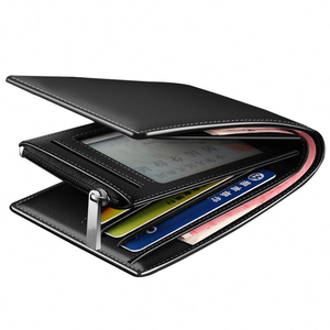 Portefeuilles en cuir pour hommes, service OEM, vente en gros, usine, personnalisés, légers, minimalistes, B2B, meilleurs vendeurs, fournisseur de portefeuilles masculins tendance - Product Image 4
