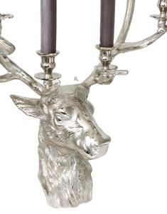 Luxueux fait à la main en aluminium bois de cerf bougeoir noël mariage salle à manger pièce maîtresse éclairage élégant pour décorer le métal - Product Image 1