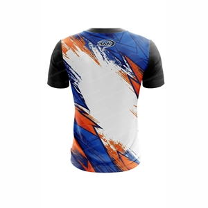 Camiseta de Manga Corta para Hombre AMI, Sublimada con Patrón, Secado Rápido, Transpirable, Cuello Redondo, Corte Regular, Tejido de Punto, Poliéster - Product Image 2