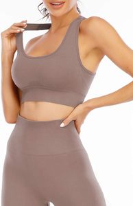 Ensemble de yoga pour femmes en spandex et polyester, nouvelle collection, dernier design, faible MOQ, vente chaude - Product Image 2