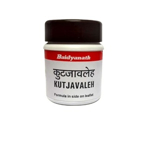 Extracto Herbal en Polvo Kutajavaleha Baidyanath de Cultivo Silvestre, Grado Alimenticio, en Botella, para Infecciones Estomacales - Product Image 1