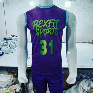 Custom Basketball Uniform Set Stylish Printed Jersey Shorts Breathable Athletic Sportswear for Men Team Training Soccer Uniform - Product Image 3