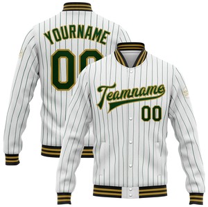 Chaqueta Varsity Personalizada de Invierno para Hombre, Marca Athletic International, con Nombre y Número Bordados en la Parte Delantera, 100% Algodón Antibacteriano, Cuello Alto - Product Image 4