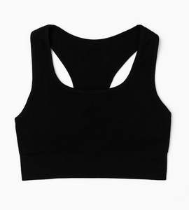 Sujetadores deportivos transpirables de spandex teñido liso, nueva llegada, sujetador deportivo para mujer, sin costuras, material liso sólido, para gimnasio, fitness, sujetador deportivo para mujer - Product Image 4