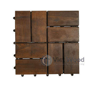 Suelo de Madera de Acacia Vietnamita Ecológico, Impermeable, Antideslizante, Diseño Contemporáneo, Acabado Mate, Sistema de Enclavamiento, para Exteriores, 5+ - Product Image 1