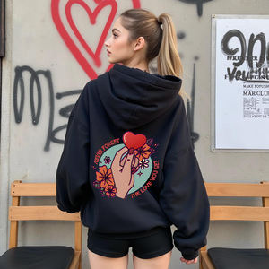 Sudadera con capucha y cremallera para hombre y mujer, 300 GSM, suave, de manga larga, para deportes, descanso, exterior, cálida, informal - Product Image 5