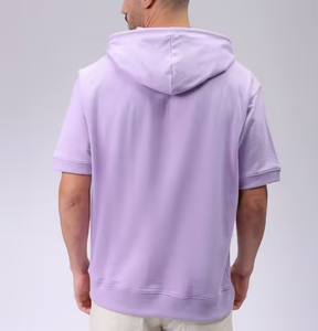 Fabricante Mayorista de Ropa de Otoño, Sudaderas con Capucha de Manga Corta para Hombre, Personalizadas con Logotipo OEM, de Alta Calidad, Estilo Urbano, Tallas Grandes - Product Image 6