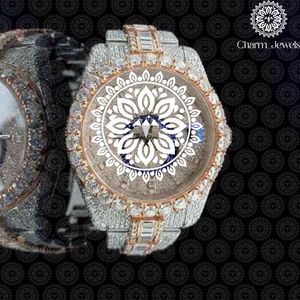 Montre de luxe pour homme Charm Jewels en acier inoxydable, cadran 40 mm, mouvement mécanique analogique, bracelet 20 mm, étanche 10 bars, automatique - Product Image 1