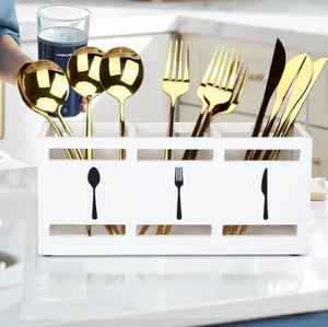 Porta Cubiertos de Bambú de un Solo Compartimento, Organizador de Utensilios de Madera para Encimera de Cocina, Taza de Almacenamiento para Cucharas y Tenedores, Ecológico - Product Image 4