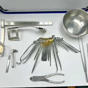26-Piece Emergency Thoracotomy Tamponade Tray – Surgical Instrument Set - Product Image 1