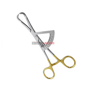 Calibrador de Mapeo de Crestas Óseas para Implantes Dentales con Mangos Dorados, Instrumento de Cirugía Oral de Precisión de Acero Inoxidable de Grado Alemán - Product Image 2